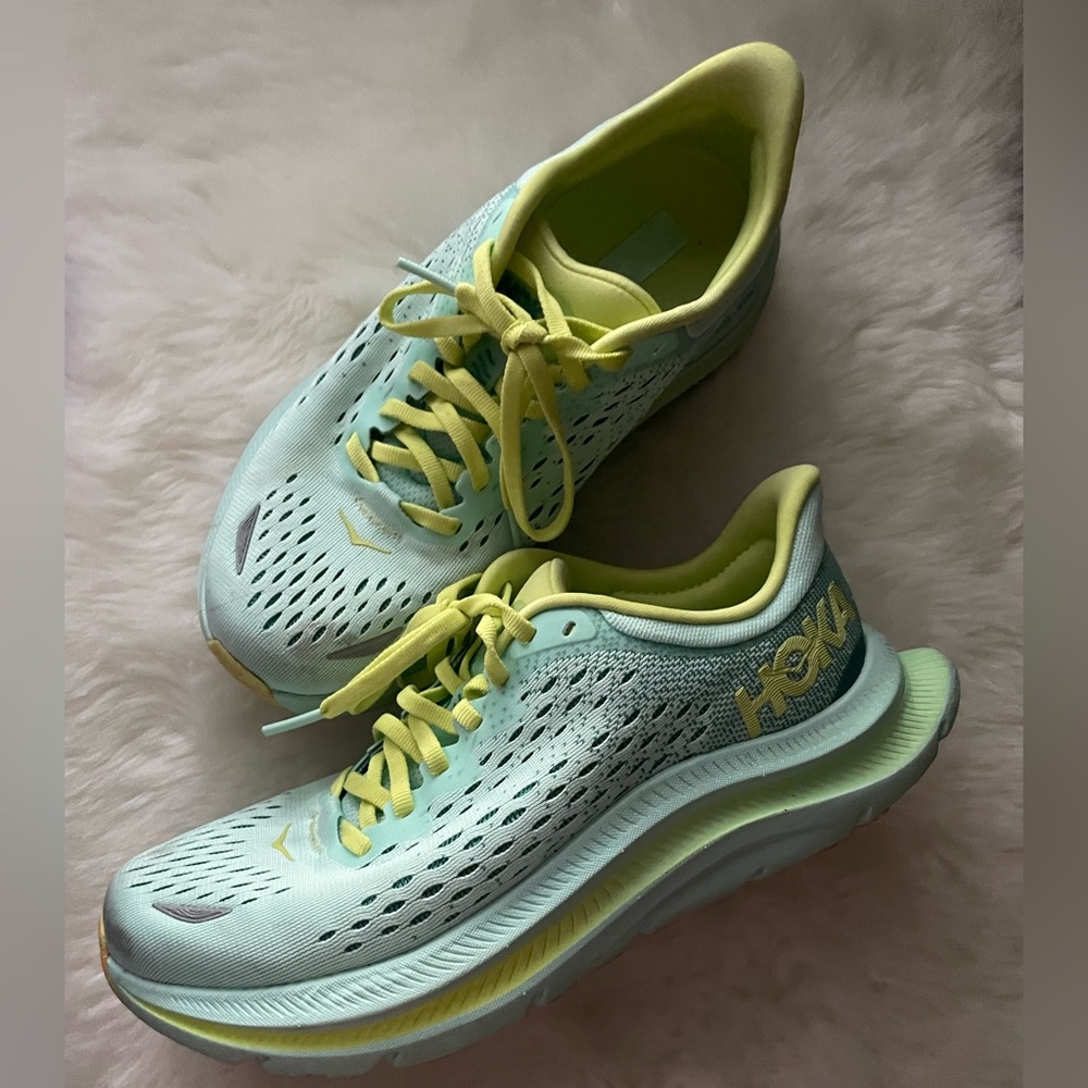 Hoka Mint Green Athletic Shoes